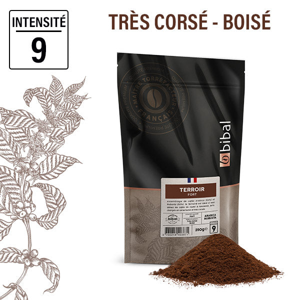 Terroir Cafe Terroir Cafe Perou Bio Condor Huabal 1Kg Moulu Espresso - 1 Kg